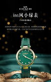 Coach Park Analog Green Dial Green Leather Strap Watch for Women - 14503534 Buy Now By Coach