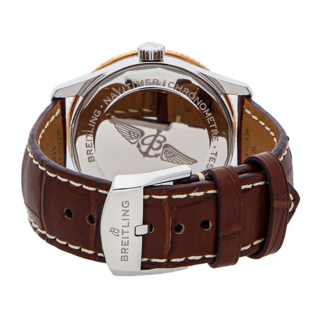 Breitling Navitimer Automatic 41mm White Dial Brown Leather Strap Mens Watch - U17326241G1P1 Buy Now By Breitling