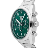 Tag Heuer Carrera Automatic Chronograph Limited Edition Green Dial Silver Steel Strap Watch for Men - CBN2014.EB0240 Buy Now By Tag Heuer