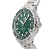 Oris Aquis Date Green Dial Silver Steel Strap Watch for Men - 0173377304157-0782405PEB Buy Now By Oris