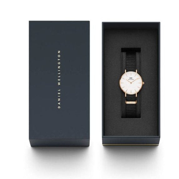 Daniel Wellington Classic Petite Cornwall White Dial Green NATO Strap Watch For Women - DW00100253 Buy Now By Daniel Wellington