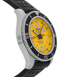 Breitling Superocean Automatic 44mm Yellow Dial Black Rubber Strap Watch for Men - A17367021I1S1 Buy Now By Breitling