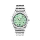 Breitling Chronomat Automatic 36 Diamonds Green Dial Two Tone Steel Strap Watch for Women - A10380591L1A1 Buy Now By Breitling