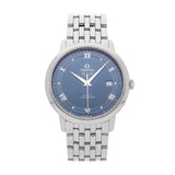Omega De Ville Prestige Co-Axial Blue Dial Silver Steel Strap Watch for Men - 424.10.40.20.03.002 Buy Now By Omega