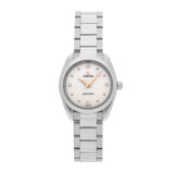 Omega Seamaster Aqua Terra Quartz Diamond Silver Dial Silver Steel Strap Watch for Women - 220.10.28.60.54.001 Buy Now By Omega