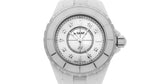 Chanel J12 Diamonds Quartz Ceramic White Dial White Steel Strap Watch for Women - J12 H2422 Buy Now By Chanel