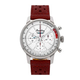 Breitling Top Time B01 Ford Thunderbird White Dial Red Leather Strap Watch for Men - AB01766A1A1X1 Buy Now By Breitling