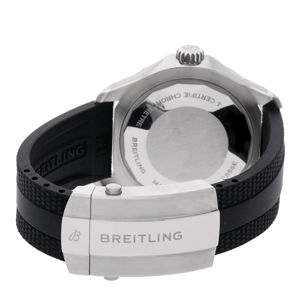 Breitling Superocean Automatic 44 Turquoise Dial Black Rubber Strap Watch for Men - A17376211L2S1 Buy Now By Breitling