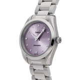 Omega Seamaster Aqua Terra Quartz Purple Dial Silver Steel Strap Watch for Women - 220.10.28.60.60.001 Buy Now By Omega