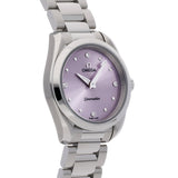 Omega Seamaster Aqua Terra Quartz Purple Dial Silver Steel Strap Watch for Women - 220.10.28.60.60.001 Buy Now By Omega