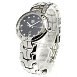 Tag Heuer Link Quartz Diamonds Black Dial Silver Steel Strap Watch for Women - WAT1410.BA0954 Buy Now By Tag Heuer