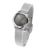 Calvin Klein Minimal Grey Dial Silver Mesh Bracelet Watch for Women - K3M231Y3 Buy Now By Calvin Klein