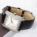 Michael Kors Emery Three Hand Silver Dial Black Leather Strap Watch For Women - MK4696 Buy Now By Michael Kors