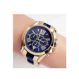 Michael Kors Bradshaw Navy Blue Dial Two Tone Steel Strap Watch for Women - MK6268 Buy Now By Michael Kors