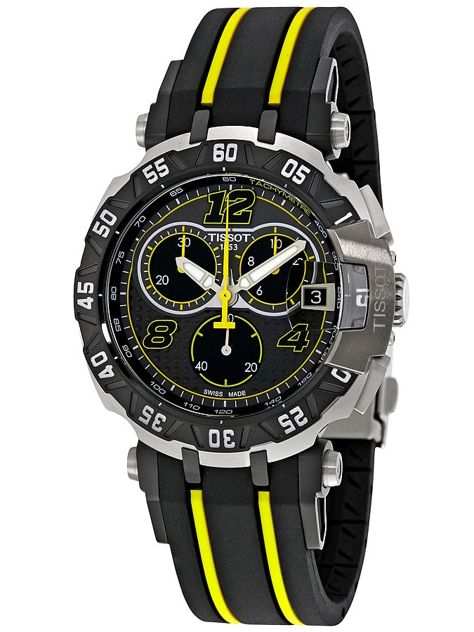 Tissot T Race Thomas Luthi Chronograph Grey Dial Black Rubber Strap Watch For Men - T092.417.27.067.00 Buy Now By Tissot