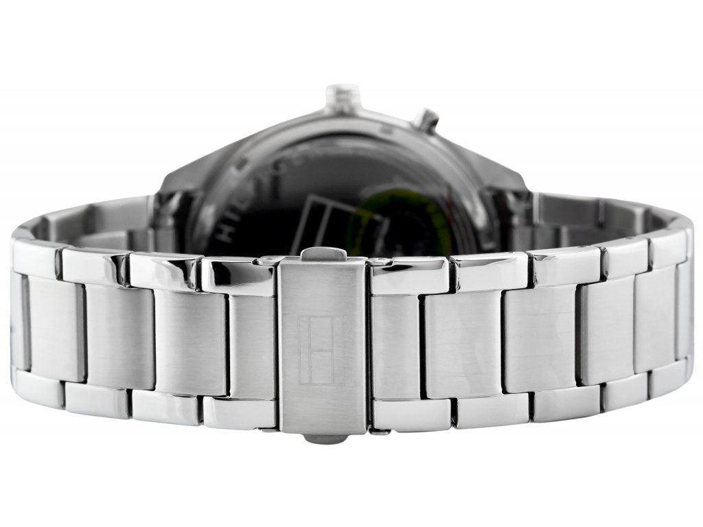 Tommy Hilfiger Deacan Blue Dial Silver Steel Strap Watch for Men - 1791551 Buy Now By Tommy Hilfiger