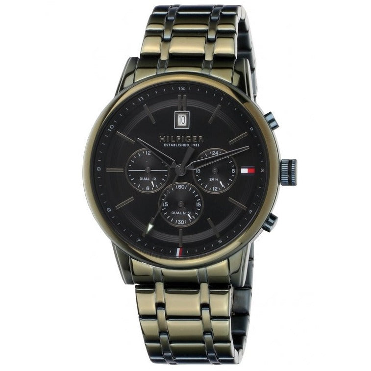Tommy Hilfiger Quartz Black Dial Black Steel Strap Watch for Men - 1791634 Buy Now By Tommy Hilfiger