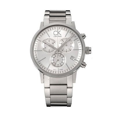 Calvin Klein Post Minimal White Dial Silver Steel Strap Watch for Men - K7627126 Buy Now By Calvin Klein