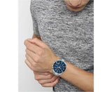 Hugo Boss Grandmaster Blue Dial Silver Steel Strap Watch for Men - 1513884 Buy Now By Hugo Boss