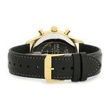 Movado Heritage Chronograph Calendoplan Blue Dial Black Leather Strap Watch for Men - 3650006 Buy Now By Movado