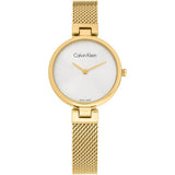 Calvin Klein Authentic White Dial Rose Gold Mesh Bracelet Watch for Women - K8G23526 Buy Now By Calvin Klein