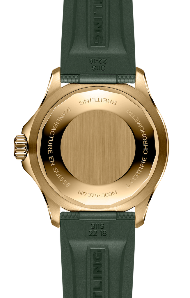 Breitling Superocean Automatic 42 Green Dial Green Rubber Strap Watch for Men - N17375201L1S1 Buy Now By Breitling