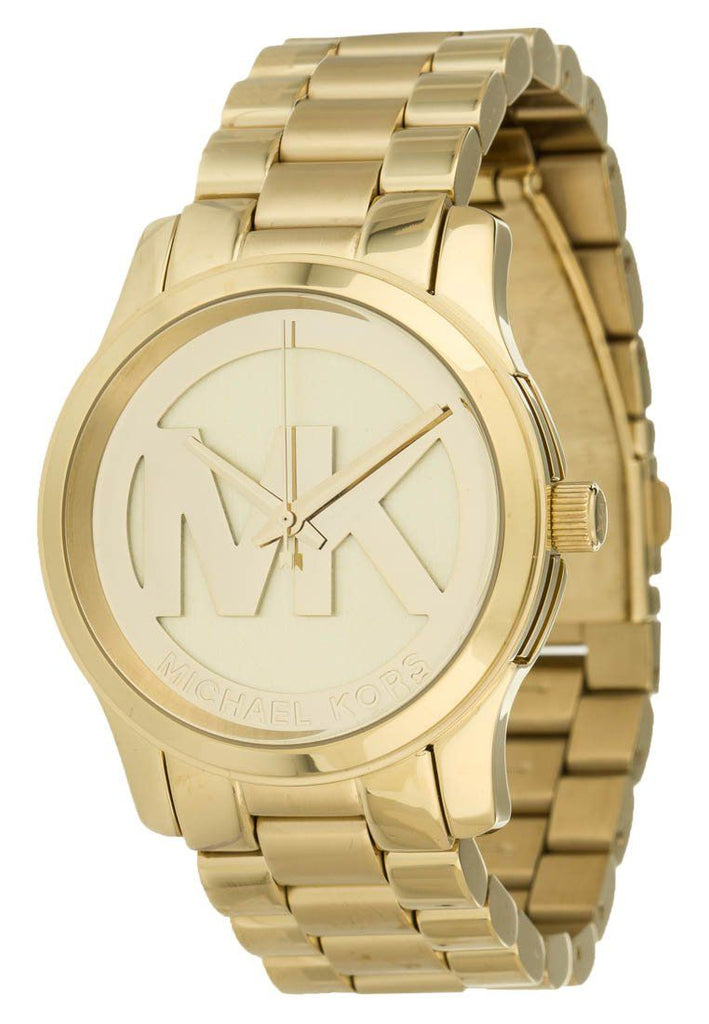 Michael Kors Runway Gold Dial Gold Steel Strap Watch for Women - MK5786 Buy Now By Michael Kors