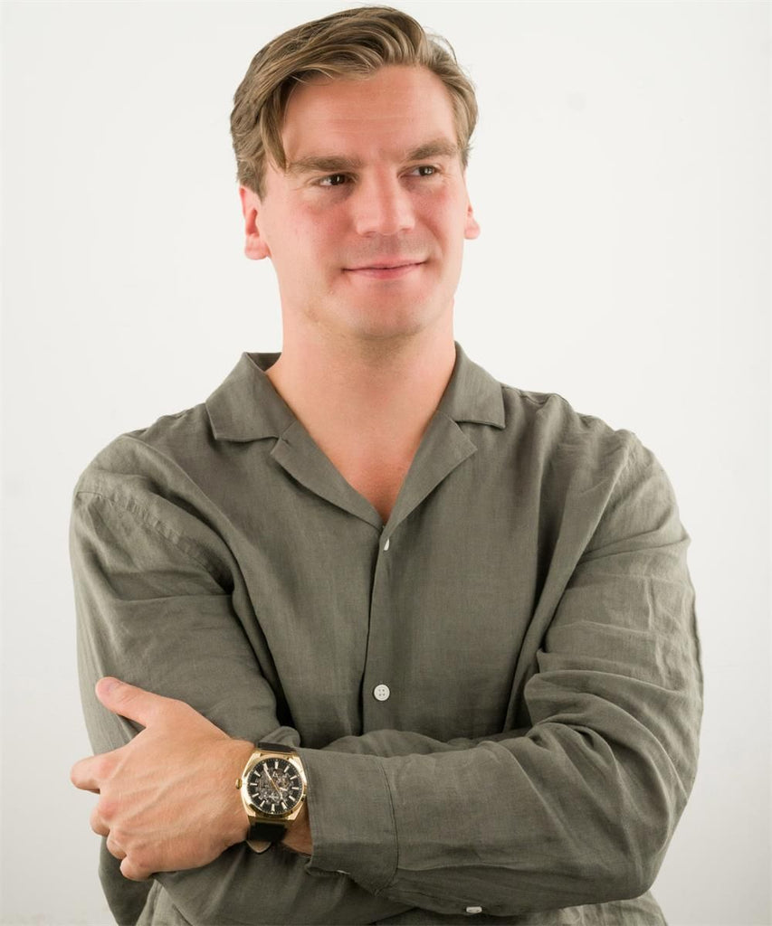 Fossil Everett Automatic Skeleton Black Dial Black Leather Strap Watch for Men - ME3208 Buy Now By Fossil