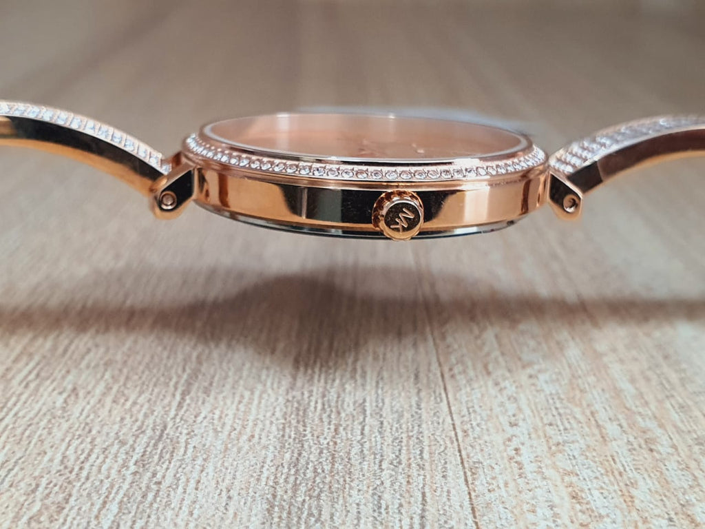 Michael Kors Jaryn Quartz Rose Gold Dial Rose Gold Steel Strap Watch For Women - MK3785 Buy Now By Michael Kors