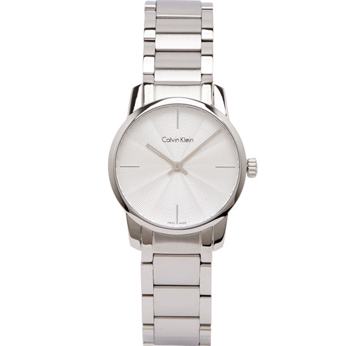 Calvin Klein City White Dial Silver Steel Strap Watch for Women - K2G23146 Buy Now By Calvin Klein