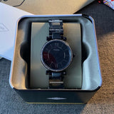 Fossil Carlie Black Dial Black Steel Strap Watch for Women - ES4488 Buy Now By Fossil