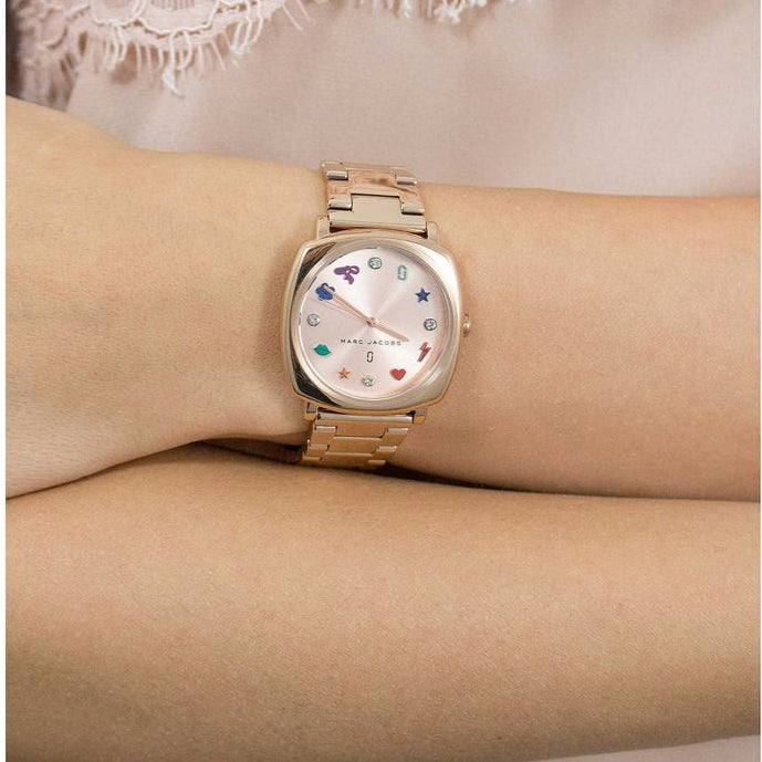 Marc Jacobs Mandy Rose Gold Dial Rose Gold Steel Strap Watch for Women - MJ3550 Buy Now By Marc Jacobs