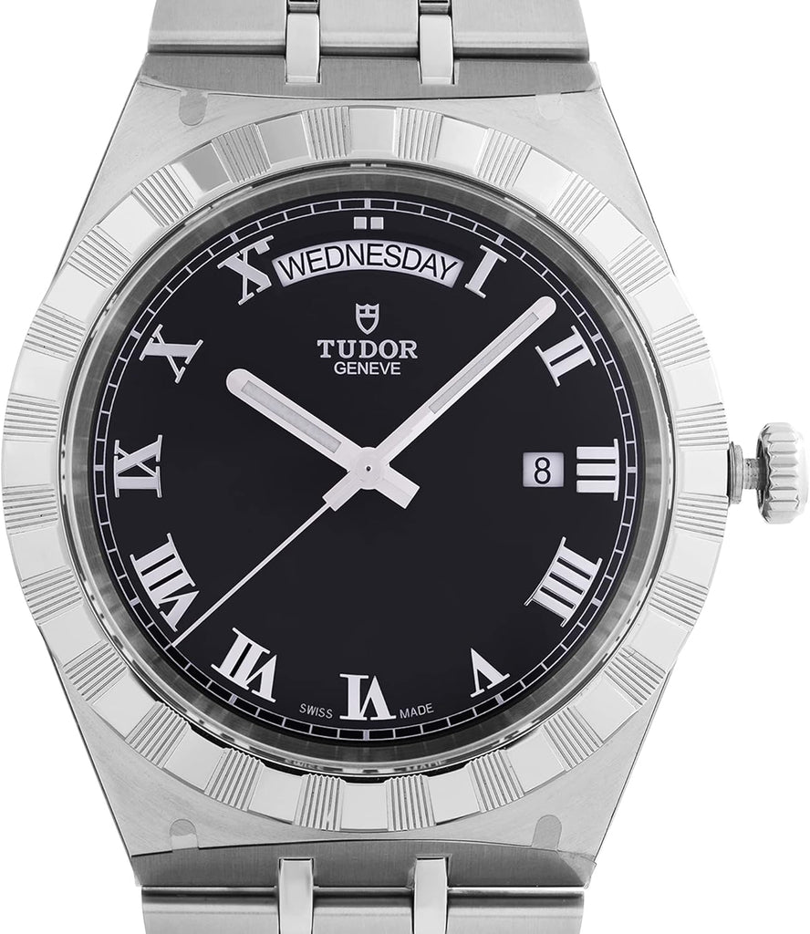 Tudor Royal Automatic Black Dial Silver Steel Strap Watch for Men - M28600-0003 Buy Now By Tudor