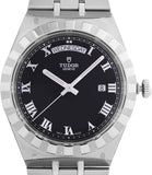 Tudor Royal Automatic Black Dial Silver Steel Strap Watch for Men - M28600-0003 Buy Now By Tudor