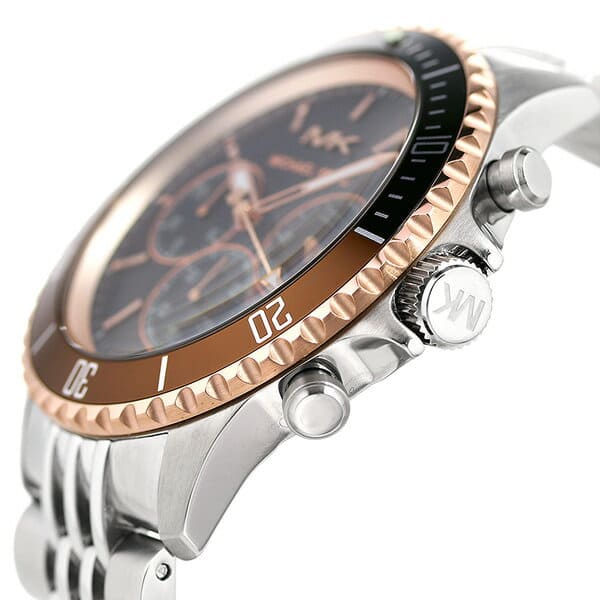 Michael Kors Bayville Chronograph Black Dial Silver Steel Strap Watch For Men - MK8725 Buy Now By Michael Kors