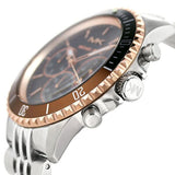 Michael Kors Bayville Chronograph Black Dial Silver Steel Strap Watch For Men - MK8725 Buy Now By Michael Kors