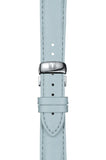 Tissot T Classic Couturier Silver Dial Light Blue Leather Strap Watch For Women - T035.210.16.031.02 Buy Now By Tissot
