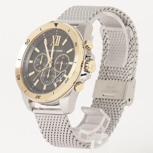 Michael Kors Brecken Quartz Black Dial Silver Mesh Strap Watch For Men - MK8961 Buy Now By Michael Kors