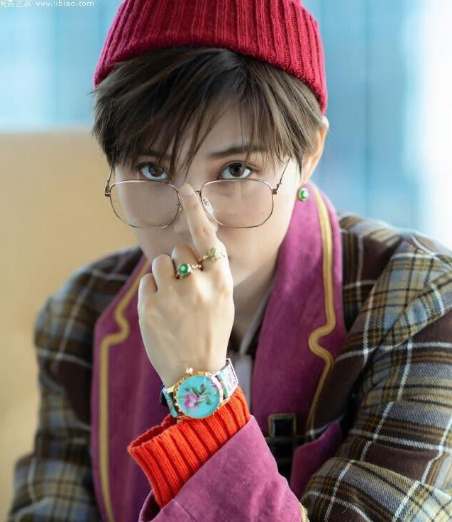 Gucci G Timeless Floral Turquoise Dial Turquoise Leather Strap Watch For Women - YA1264085 Buy Now By Gucci