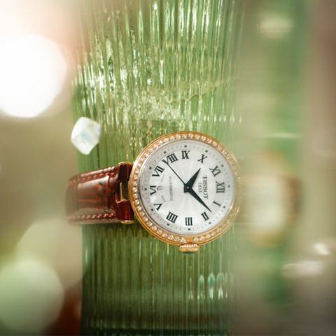 Tissot Bellissima Small Lady Diamonds Silver Dial Brown Leather Strap Watch For Women - T126.207.66.113.00 Buy Now By Tissot