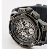 Guess Matrix Multifunction Grey Dial Grey Rubber Strap Watch for Men - GW0423G3 Buy Now By Guess