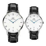 Daniel Wellington Dapper Reading White Dial Black Leather Strap Watch For Men - DW00100108 Buy Now By Daniel Wellington
