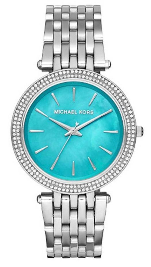 Michael Kors Darci Mother of Pearl Blue Dial Silver Steel Strap Watch for Women - MK3515 Buy Now By Michael Kors