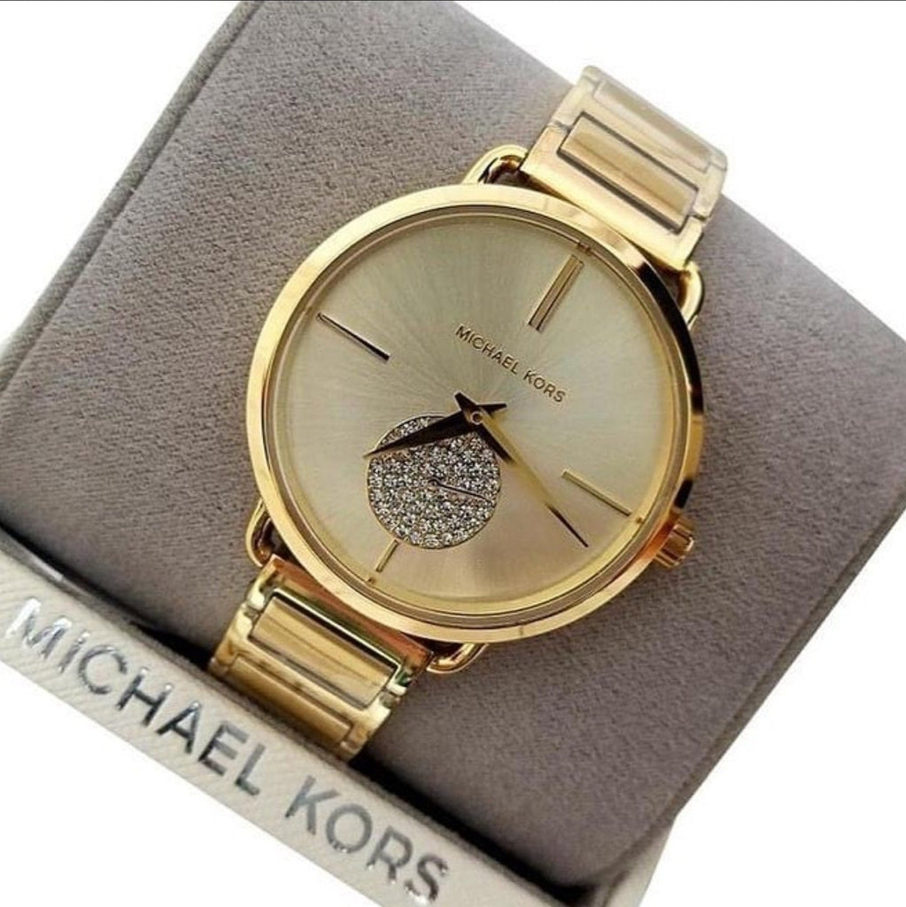 Michael Kors Portia Gold Dial Gold Steel Strap Watch for Women - MK3639 Buy Now By Michael Kors