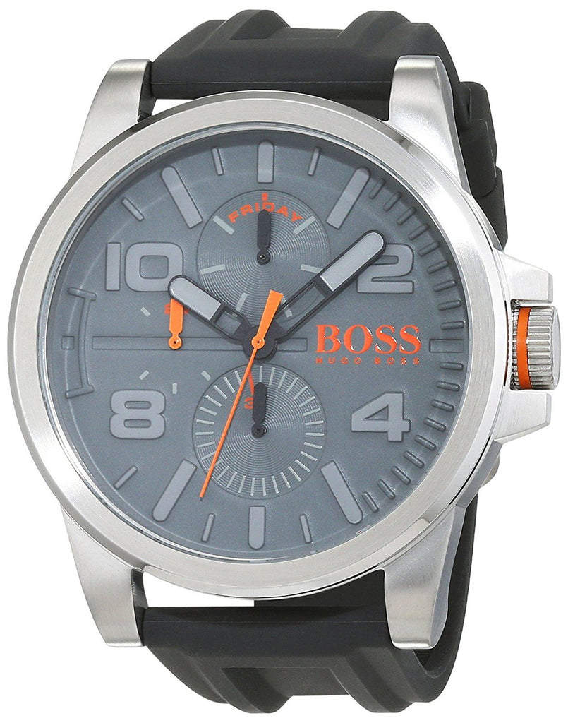 Hugo Boss Detroit Sport Quartz Black Dial Black Rubber Strap Watch for Men - 1550006 Buy Now By Hugo Boss