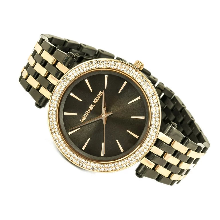 Michael Kors Darci Analog Quartz Grey Dial Two Tone Steel Strap Watch For Women - MK3584 Buy Now By Michael Kors