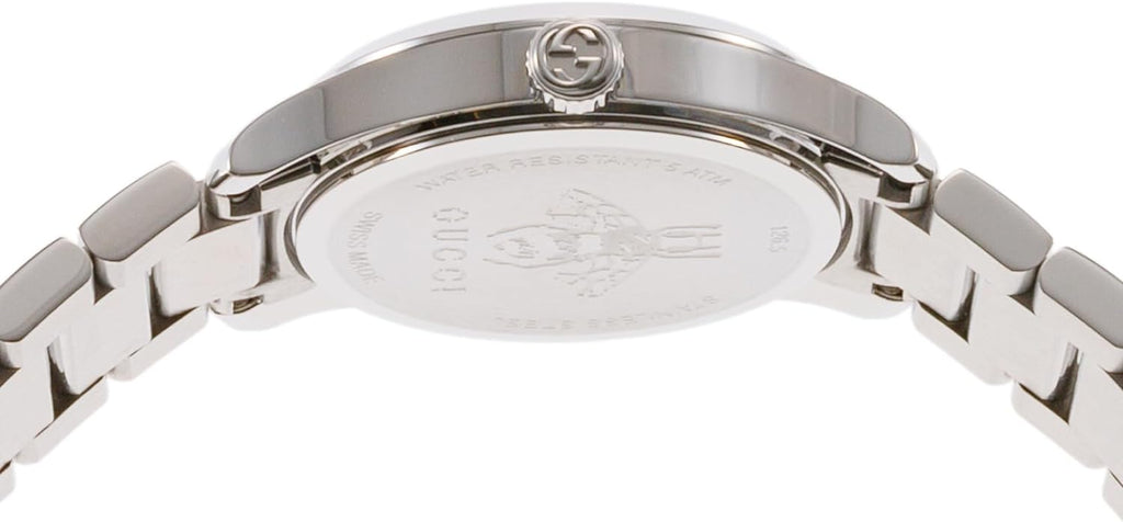 Gucci G Timeless Quartz Mother of Pearl Pink Dial Silver Steel Strap Watch For Women - YA1265013 Buy Now By Gucci