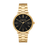 Michael Kors Blake Quartz Black Dial Gold Steel Strap Watch for Men - MK9136 Buy Now By Michael Kors