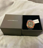 Emporio Armani Sigma Quartz Grey Dial Grey Steel Strap Watch For Men - AR11178 Buy Now By Emporio Armani