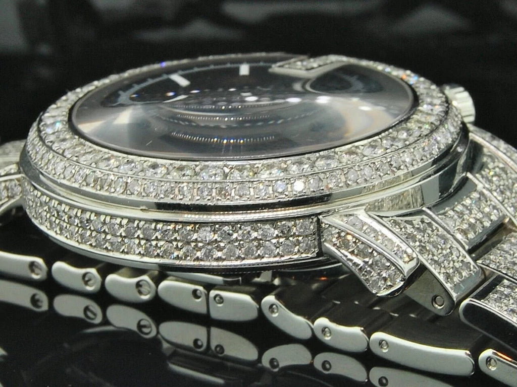 Gucci G Chrono Diamonds Black Dial Silver Steel Strap Watch For Men - YA101324 Buy Now By Gucci